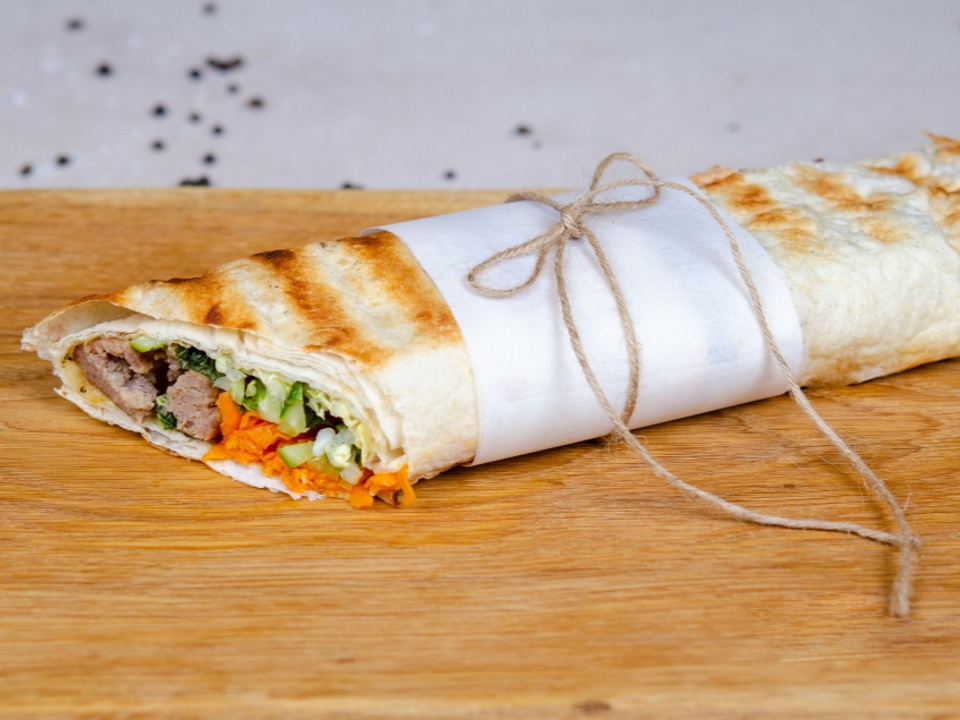 Шаурма по-кавказски с курицей