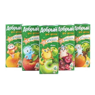Сок добрый в ассортименте 0,2 л