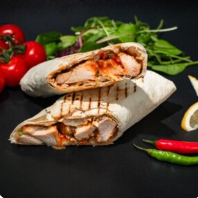 Шашлык из индейки в лаваше