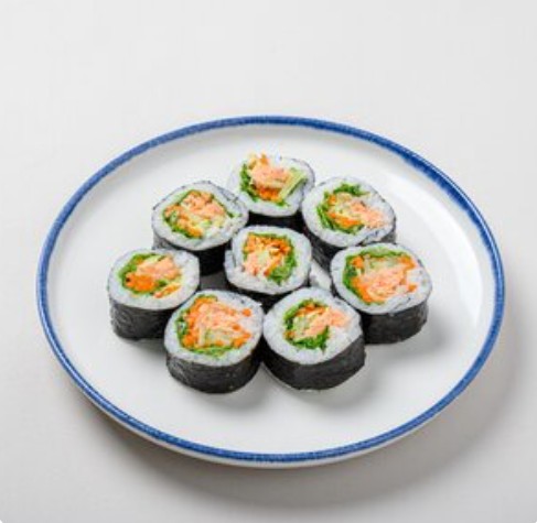 Кимпаб с лососем