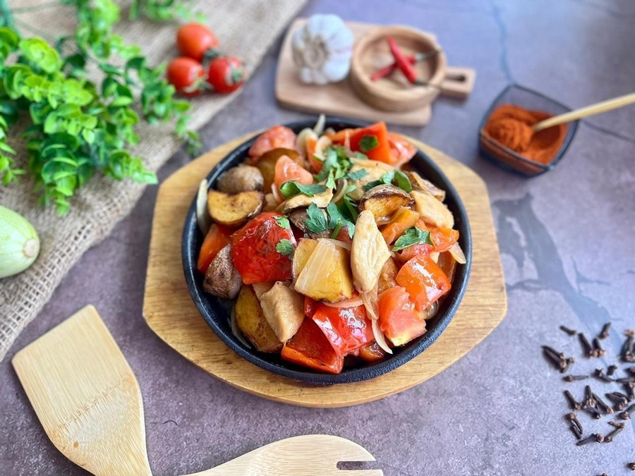 Оджахури с курицей