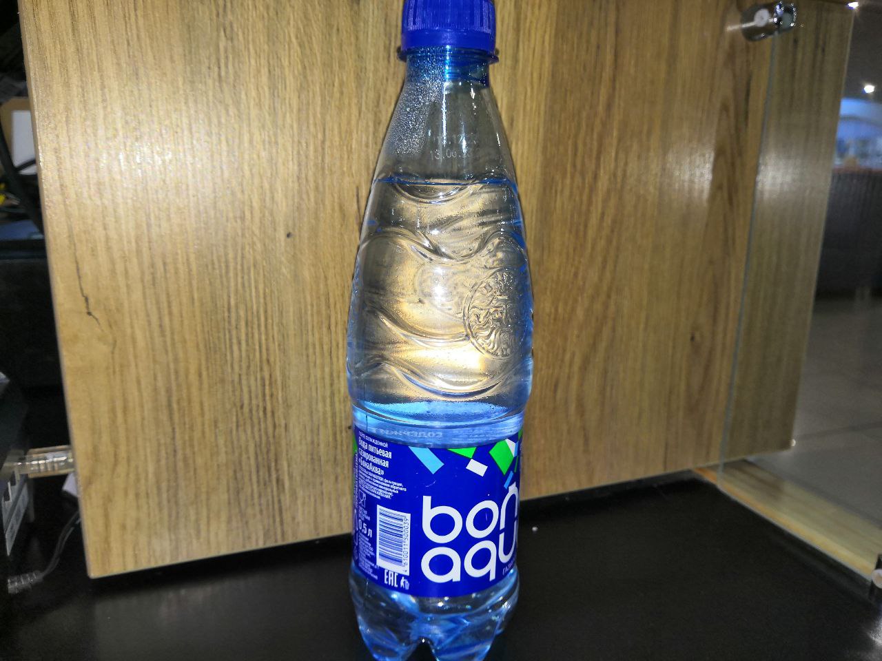 Бутылка «Bon Aqua» газ