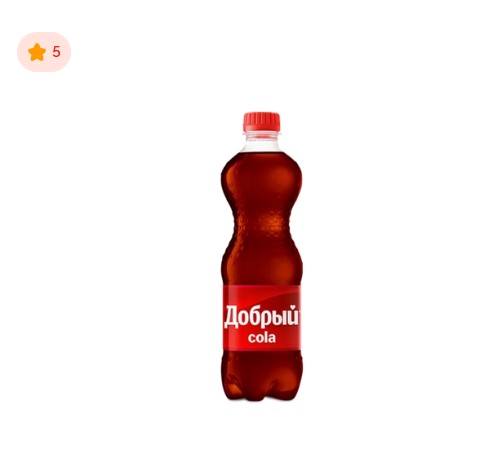 Добрый cola: 0,5 л