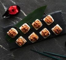 Унаги с миндалем