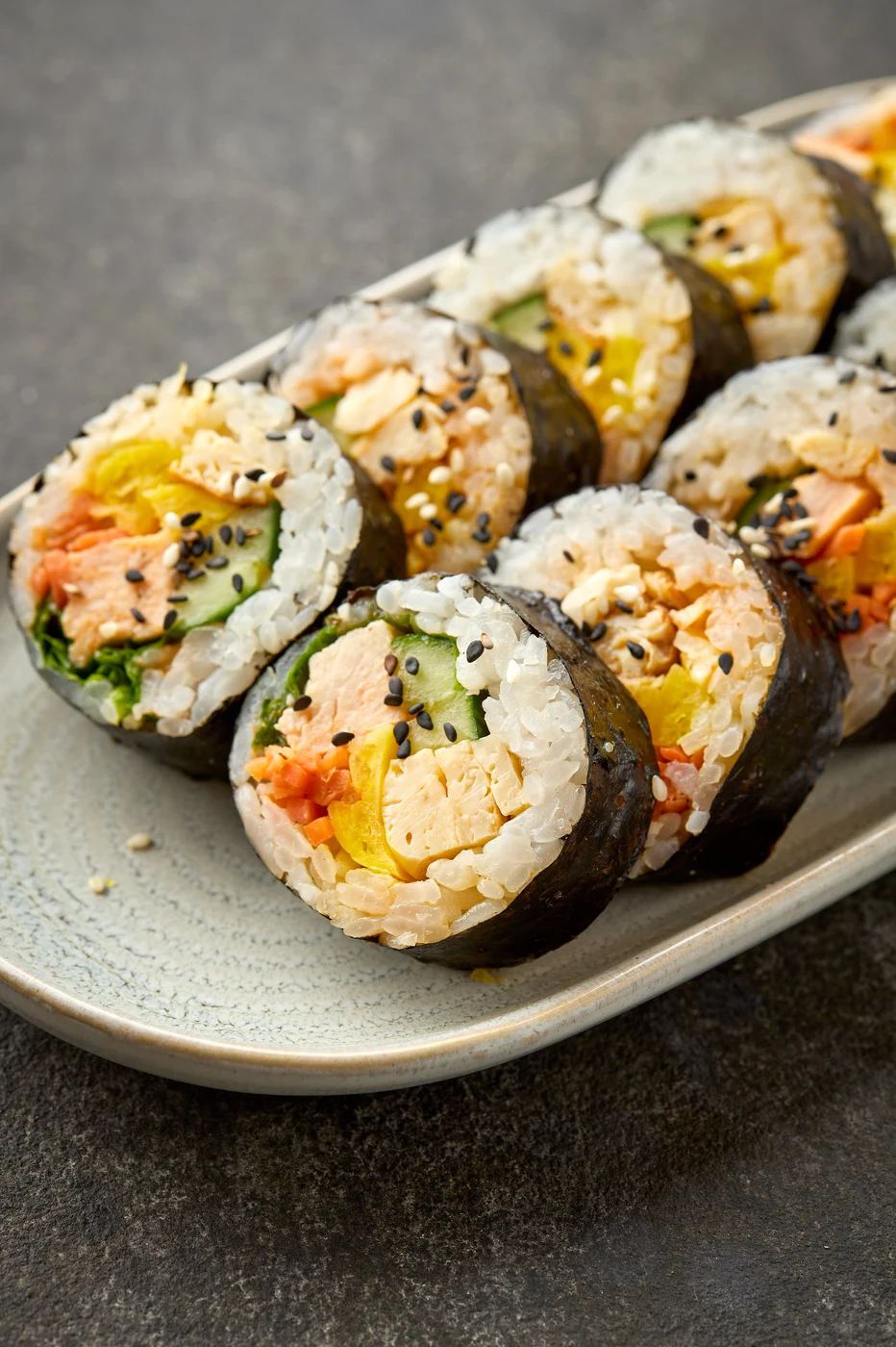 Кимпаб с цыпленком спайси