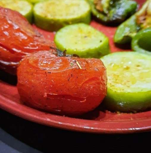 Печёные овощи на гриле