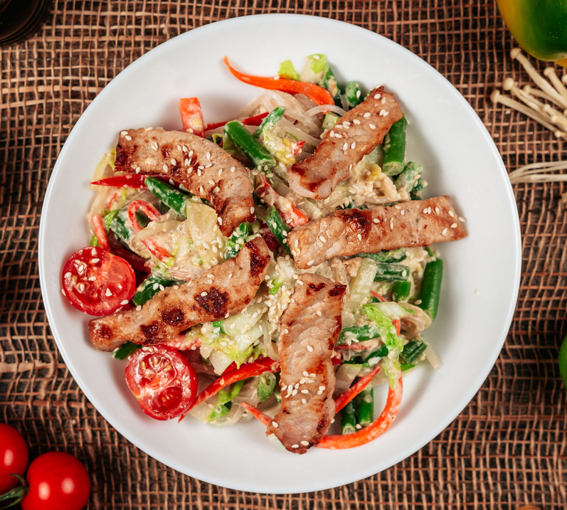 Фунчёза с курицей