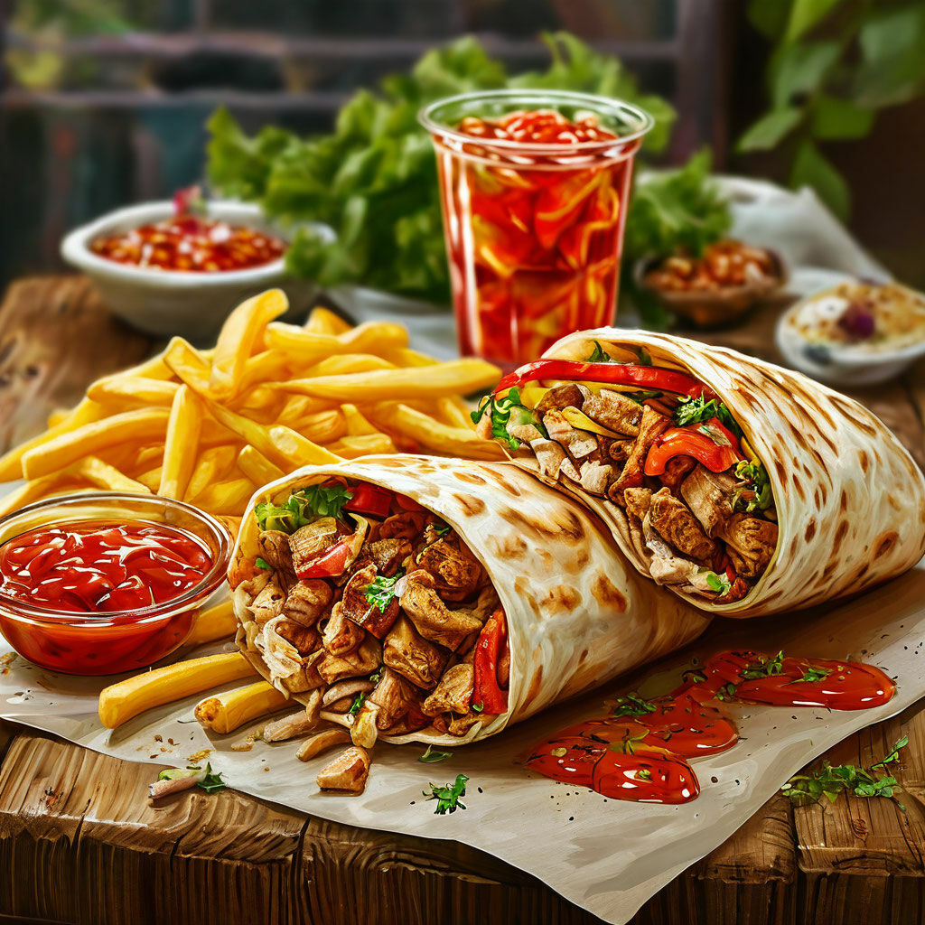 Комбо на двоих с курицей