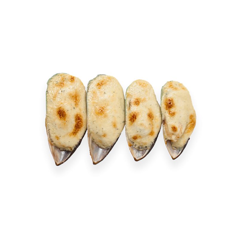 Мидии с дорблю соусом