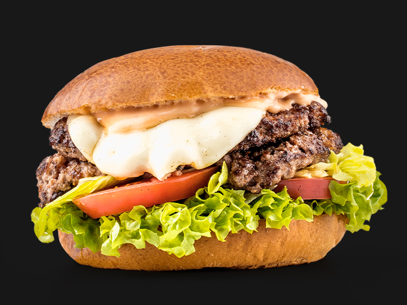 Бургер Итальянский Black Angus двойной
