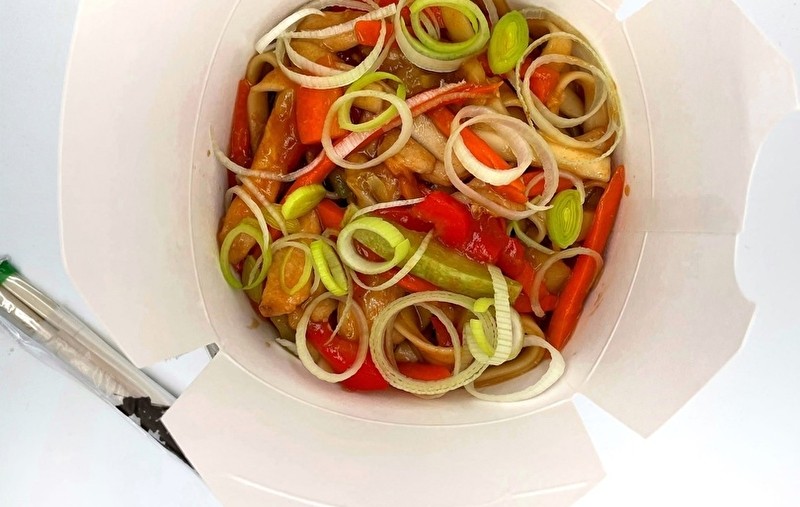 Удон с овощами