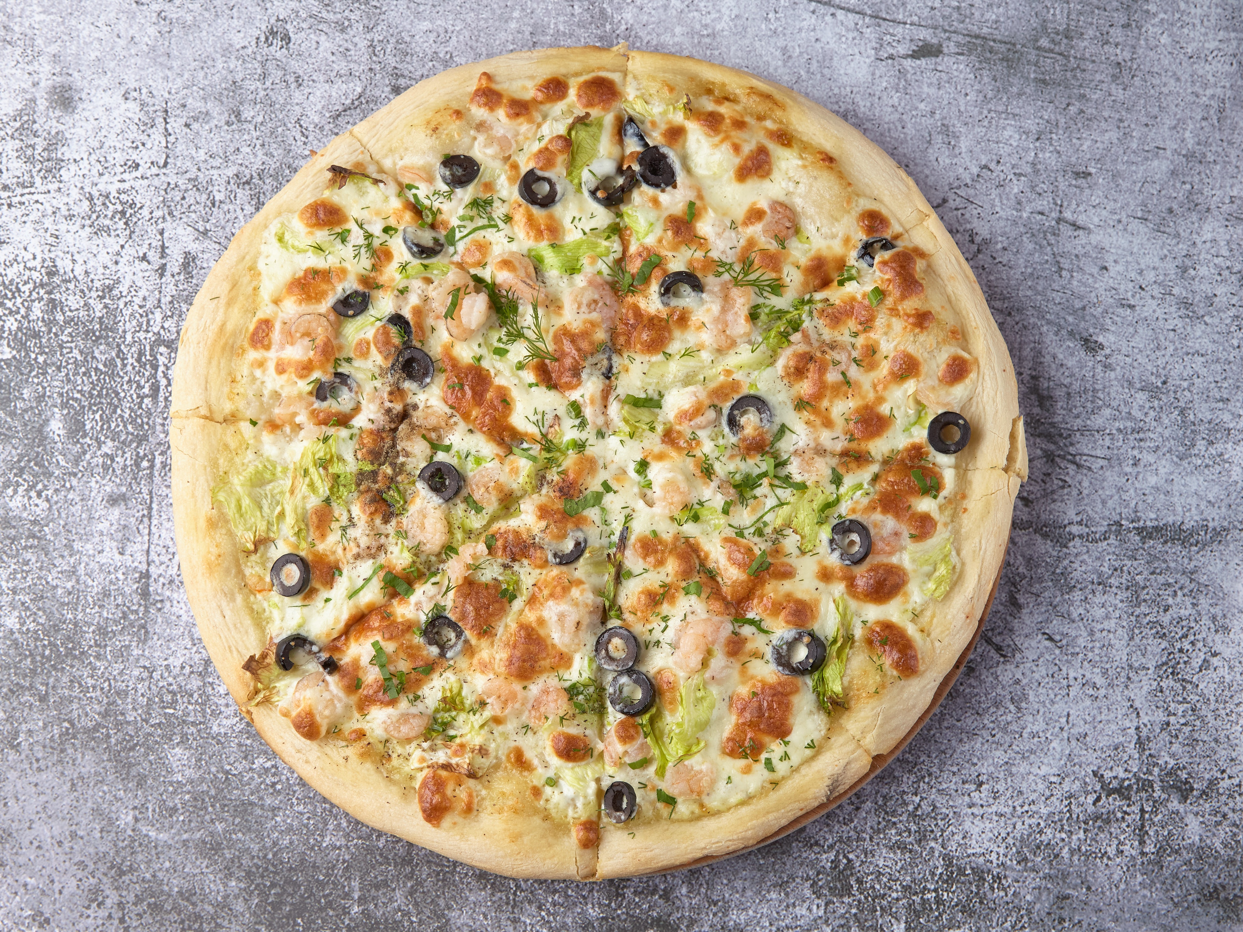 Пицца из Креветок