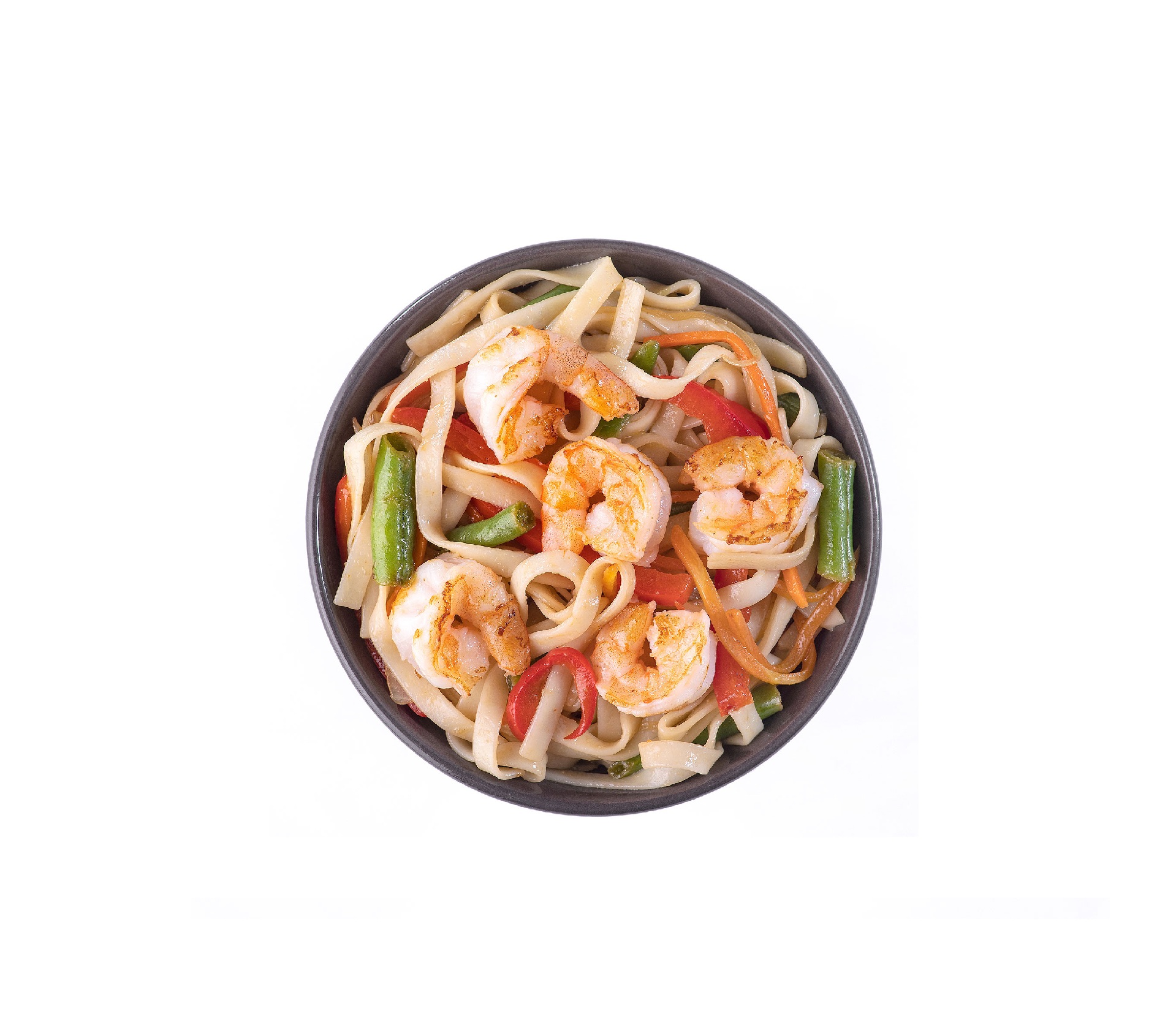 Удон с креветками