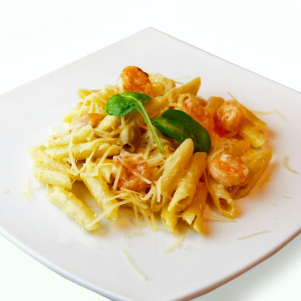 Паста с креветками