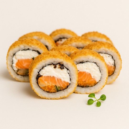 Темпура с пряным лососем