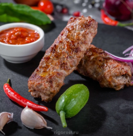 Люля-кебаб из свинины и говядины