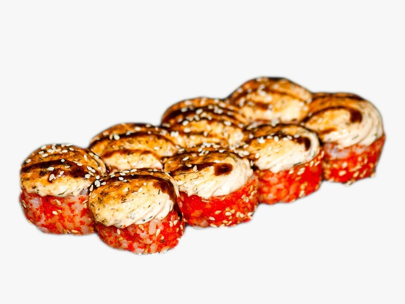 Запеченный сырный ролл с крабом