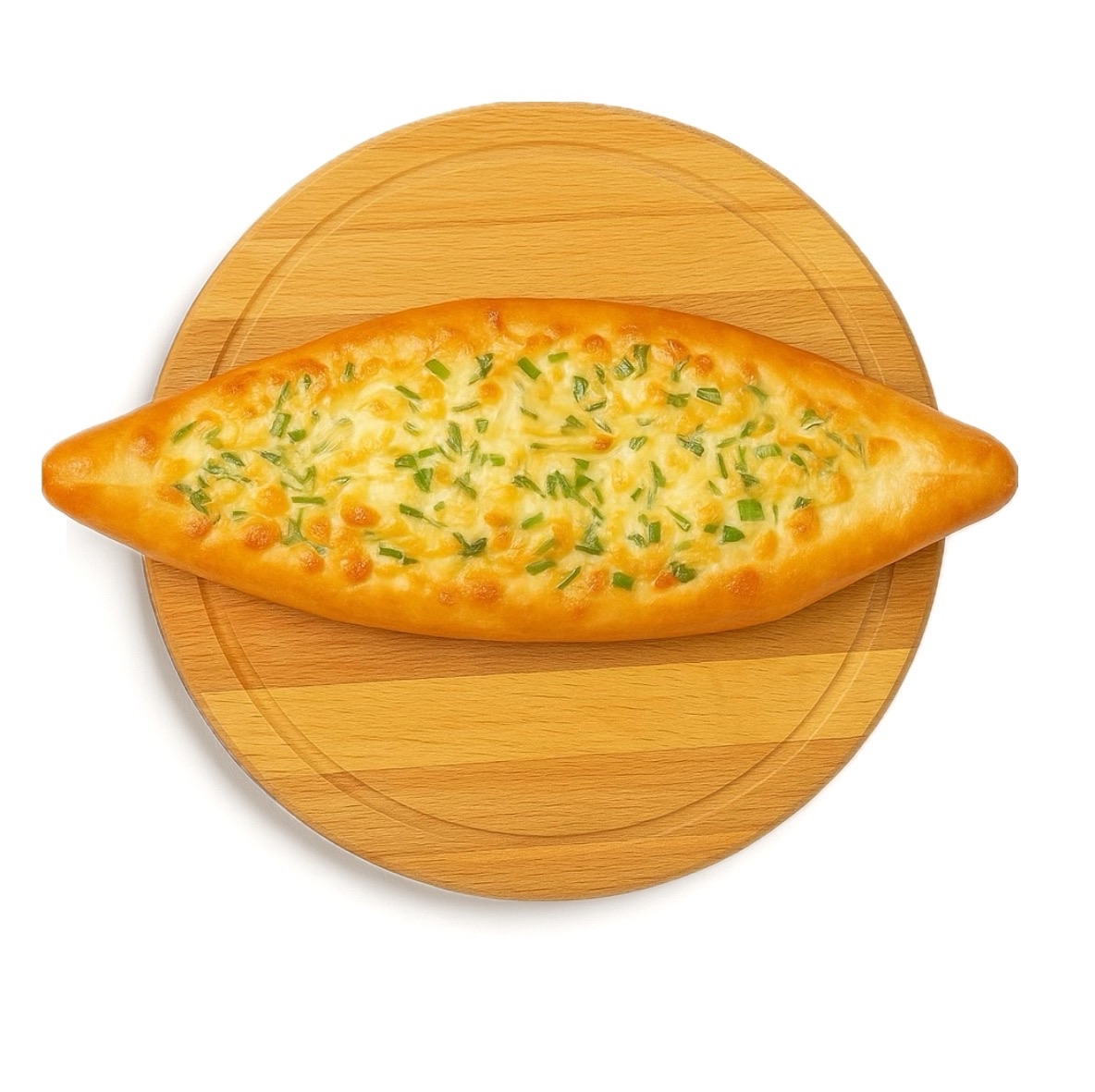 Хачапури с сыром и зеленью