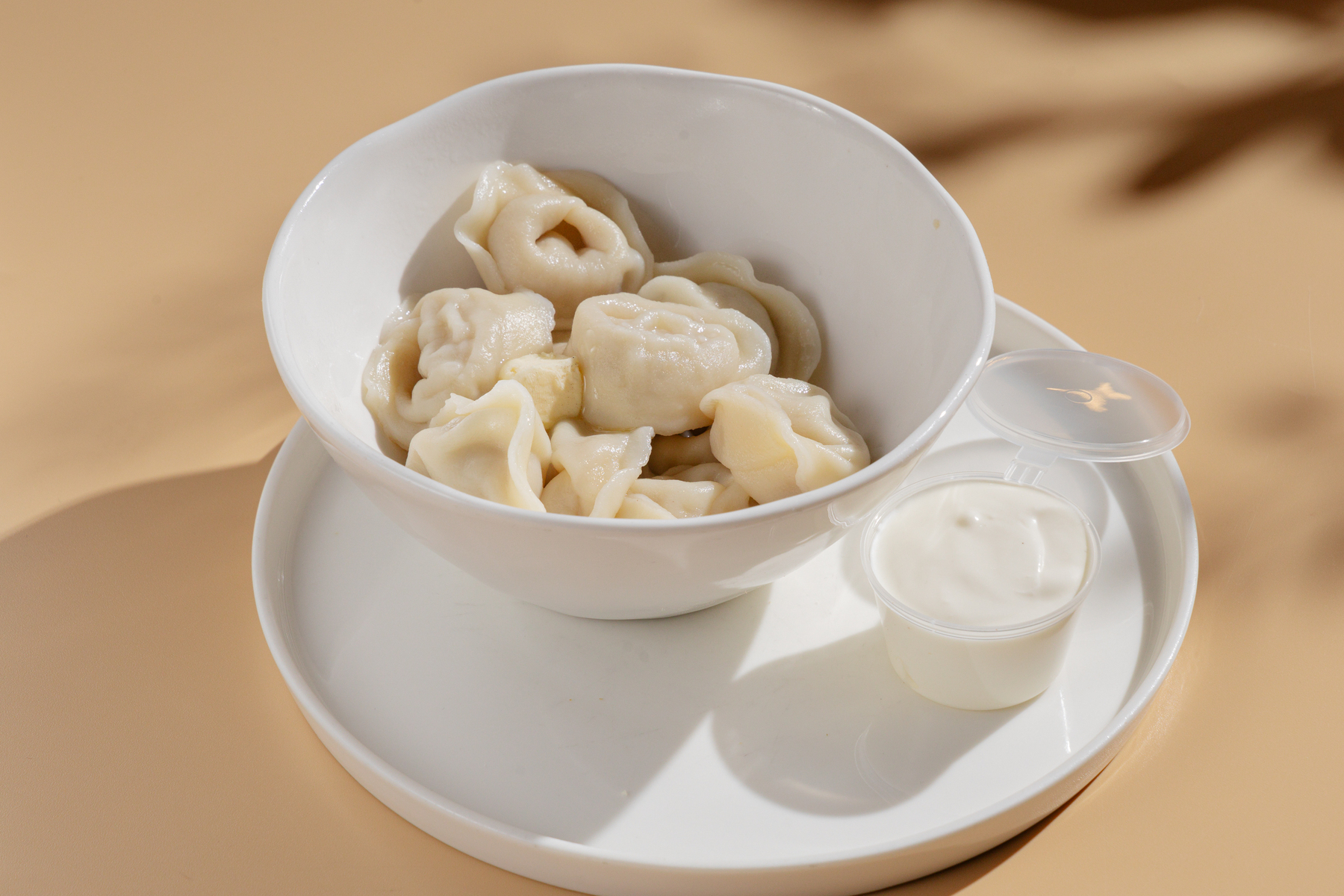 (Ч) Пельмешки с курицей и сметаной