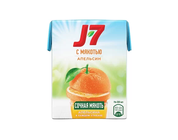 Сок "J7" Апельсиновый 0.2 л