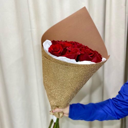 Букет из красных роз (б1832)