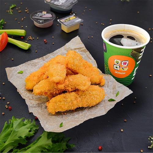 Сырные палочки и чай