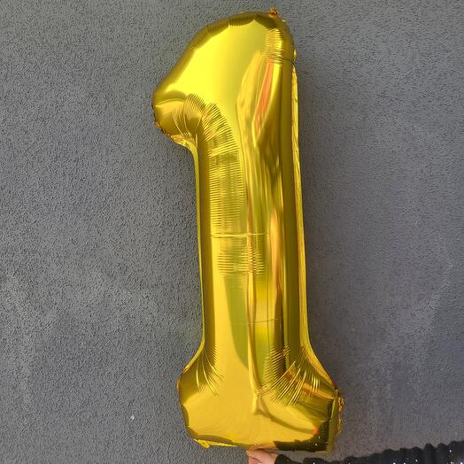 Фольгированная цифра