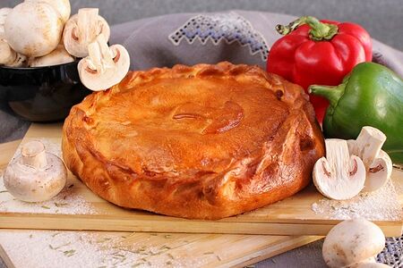 Пирог с курицей и грибами 1кг