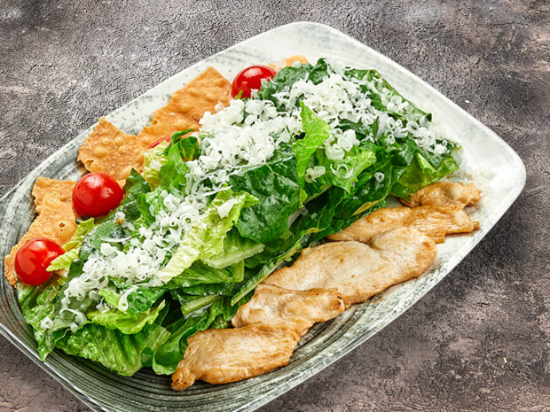 Цезарь с курицей
