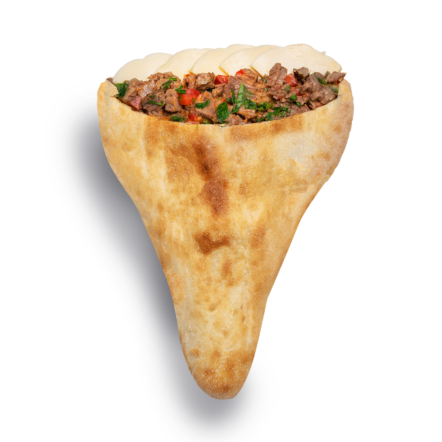 Бутер с говядиной и сулугуни