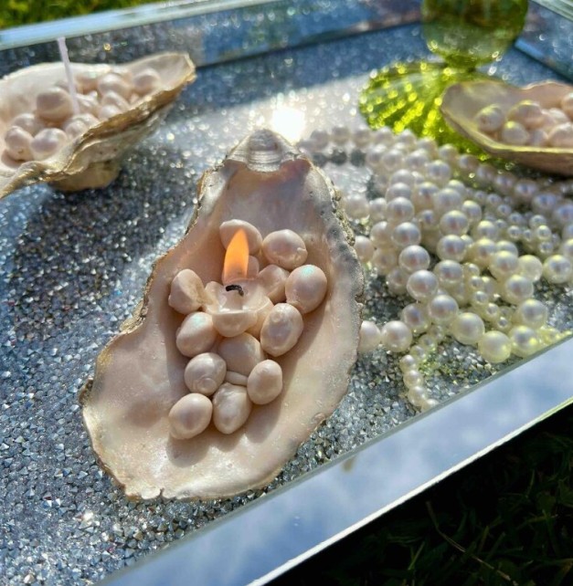 Свеча Жемчужина Букетерии