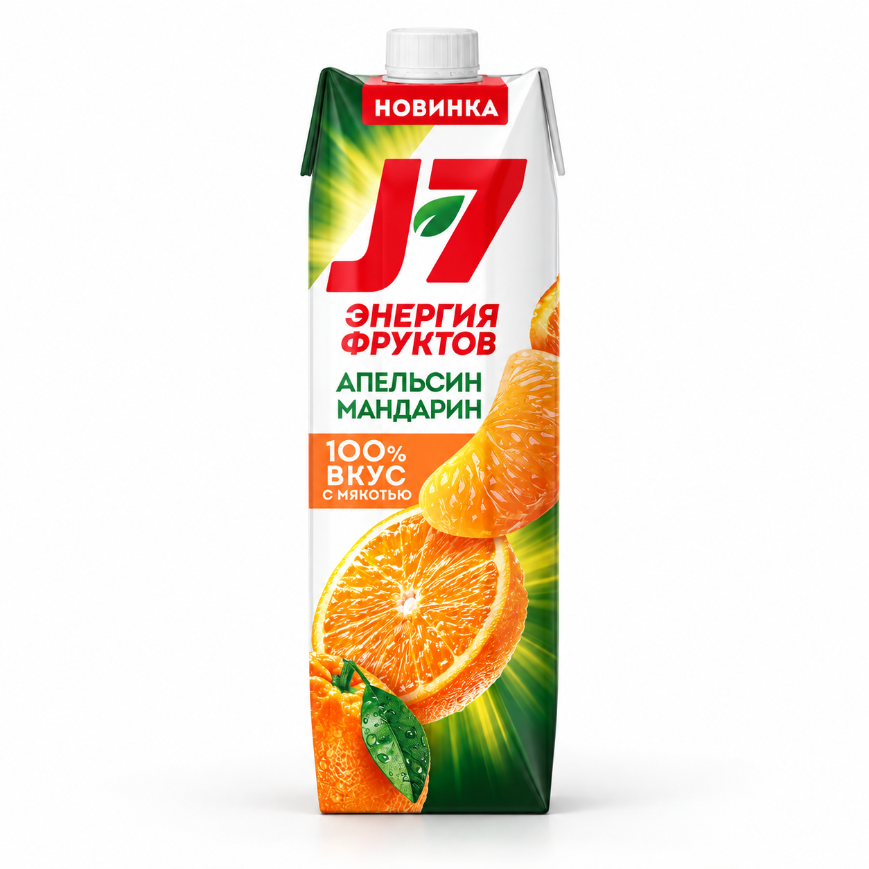 Сок J7 Апельсин-мандарин 1 л