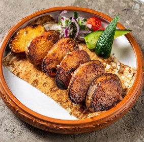 Картофель плеч на углях