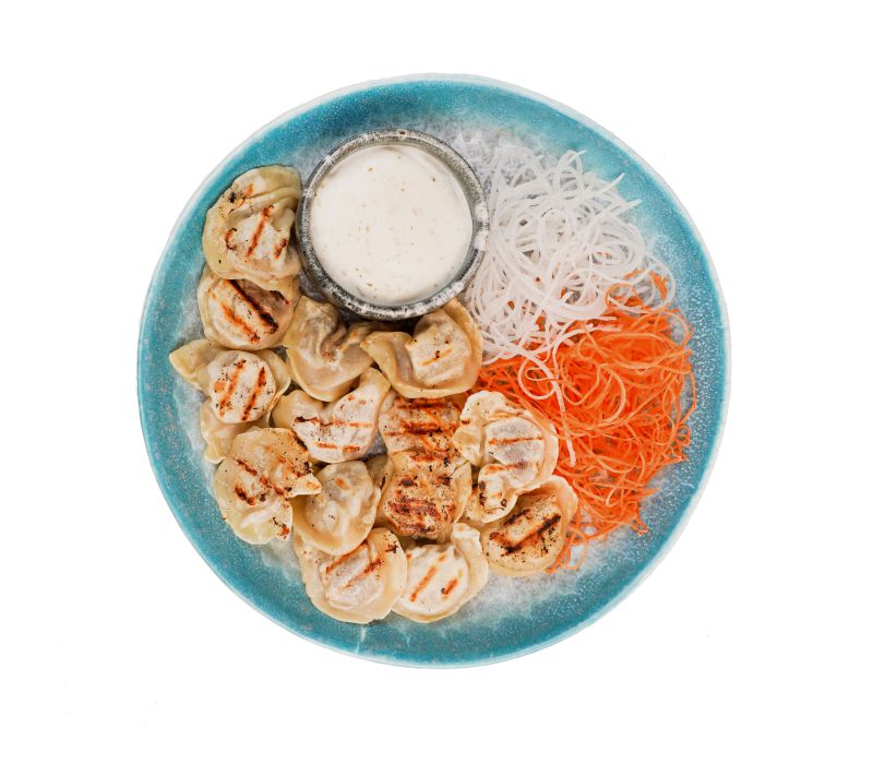 Пельмени куриные жареные с соусом Спешиал 180/20/30 г