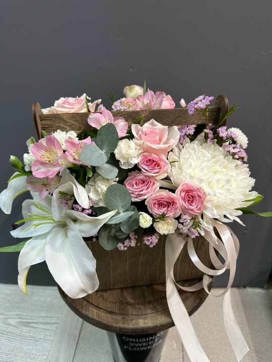 Ароматный ящичек с лилиями