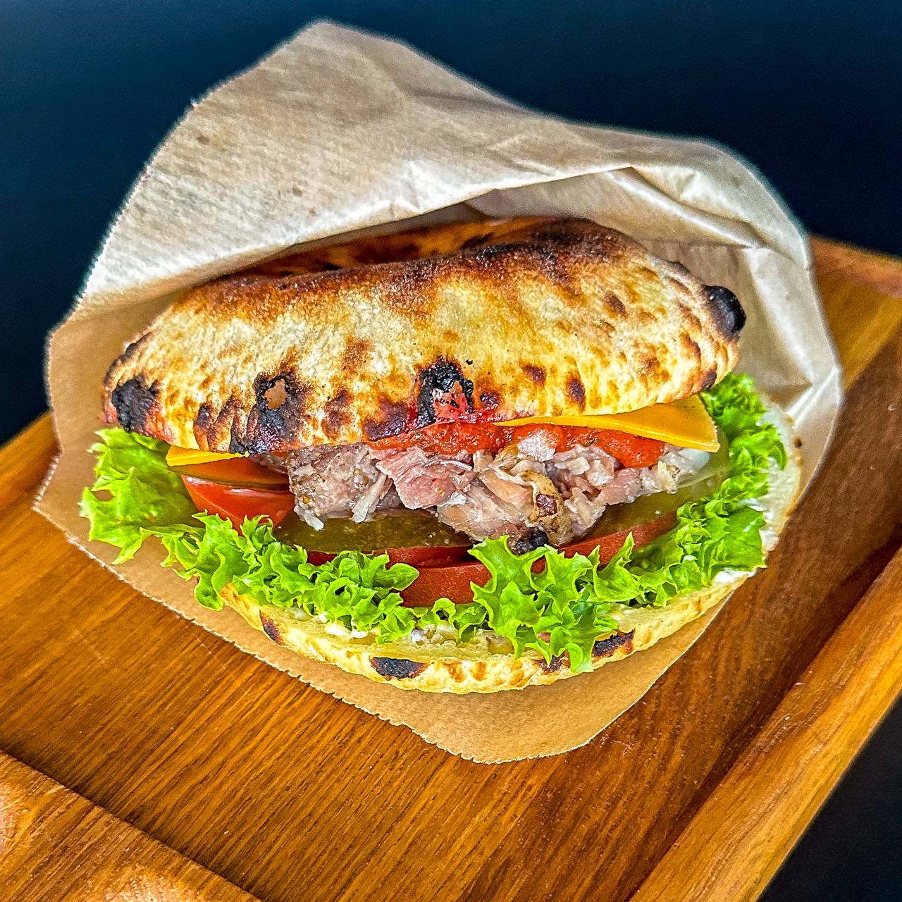 "Pork" Burger  пита