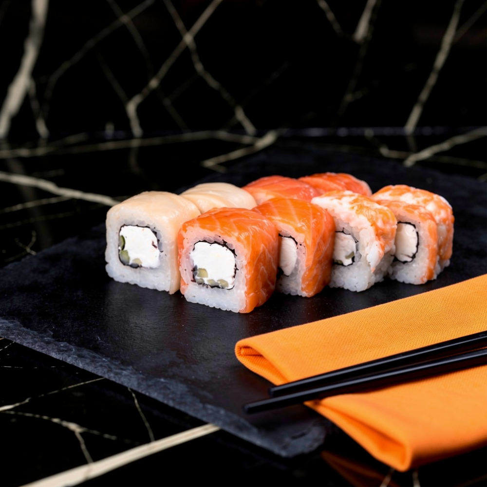 КУНСЕЙ СЯКЕ ФИЛАДЕЛЬФИЯ (копченый лосось)