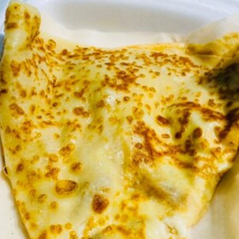 Блин с курицей, маринов. грибами, сыром