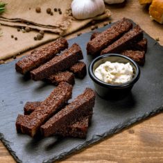 Гренки с чесноком