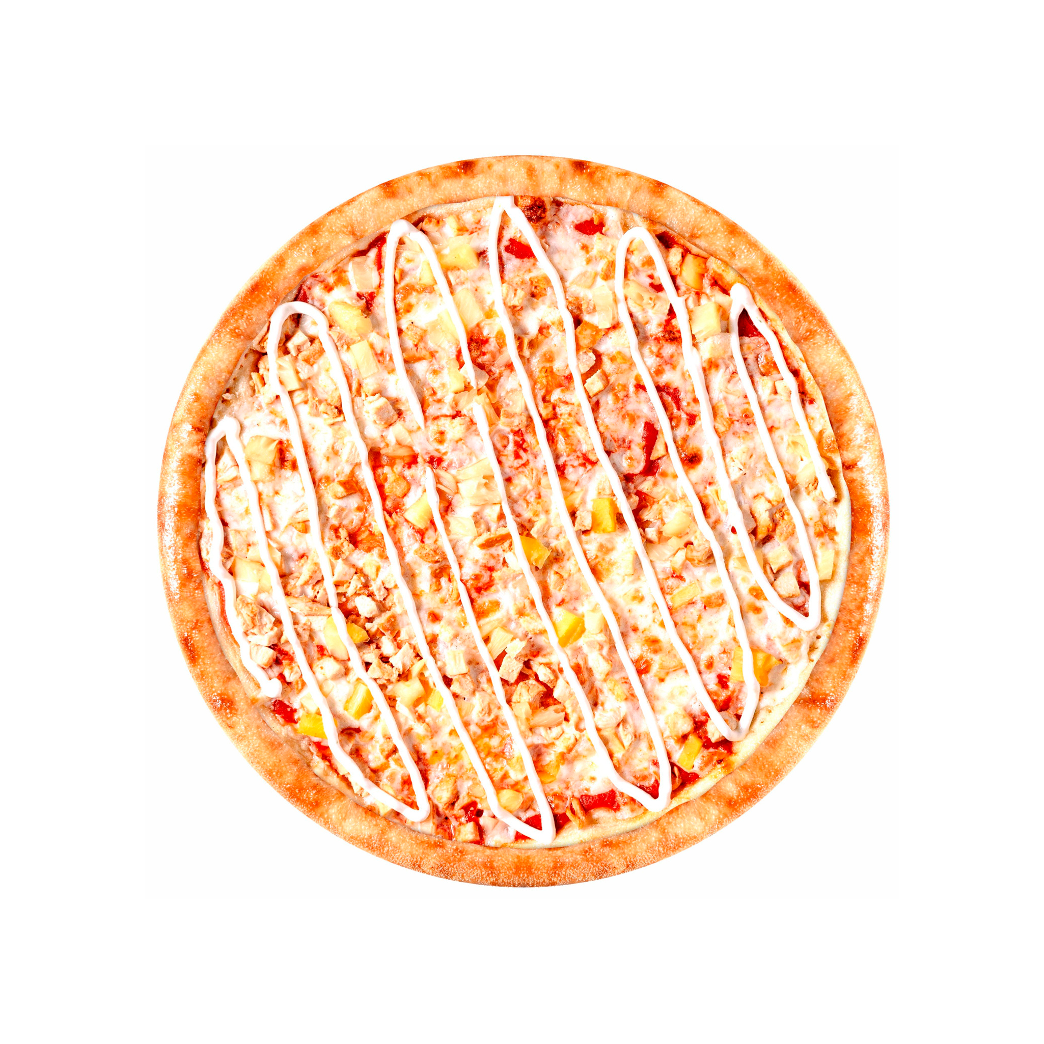 Гавайская с курицей (на томатном соусе) (32 см)