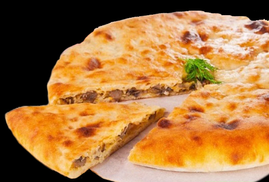 Хачапури с грибами