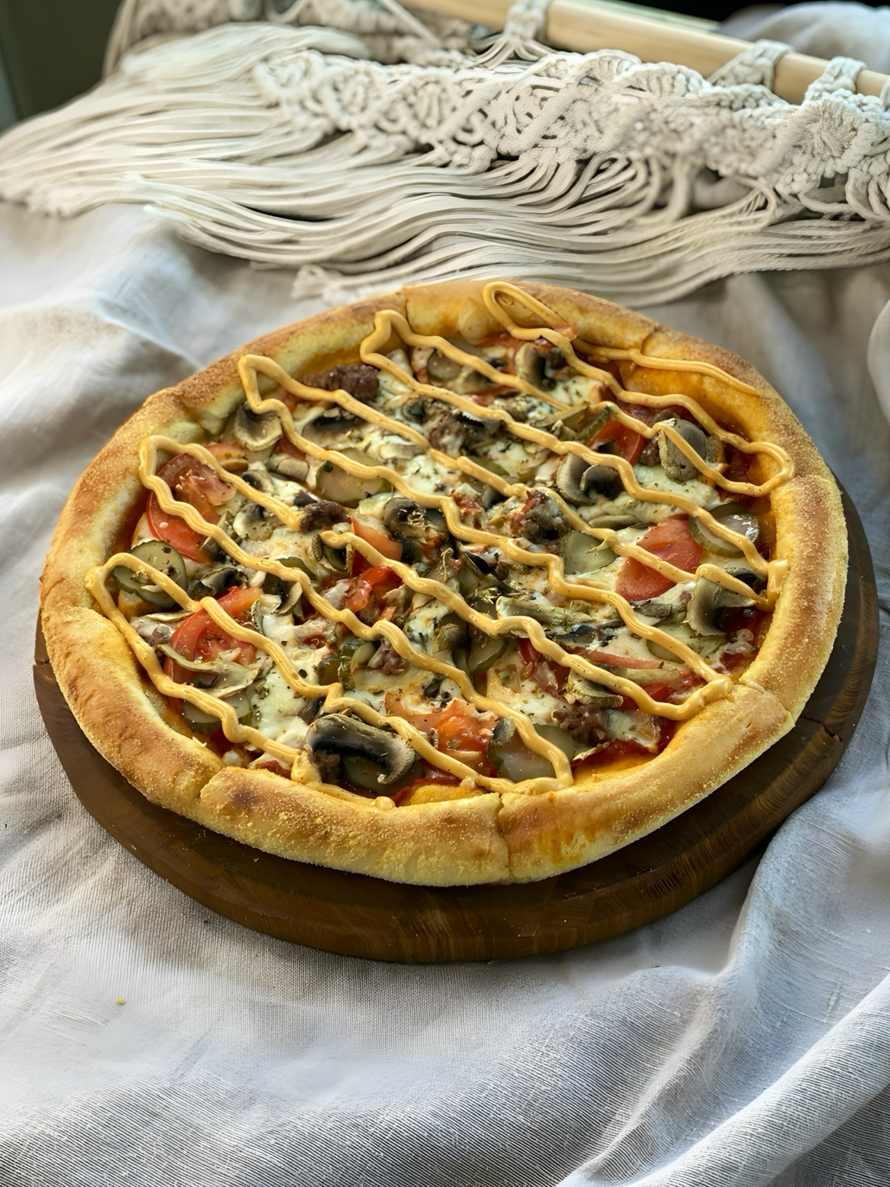 Пицца Деревенская из Печи