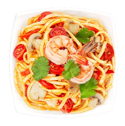 Wok Том ям с креветкой