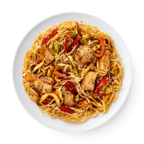 Удон с курицей