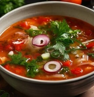 Солянка мясная сборная с копчёностями