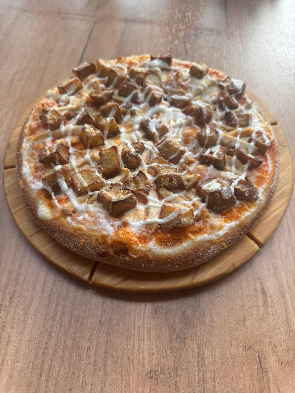 Пицца с баклажанами