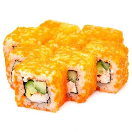 Ролл Калифорния с креветками (8 шт)