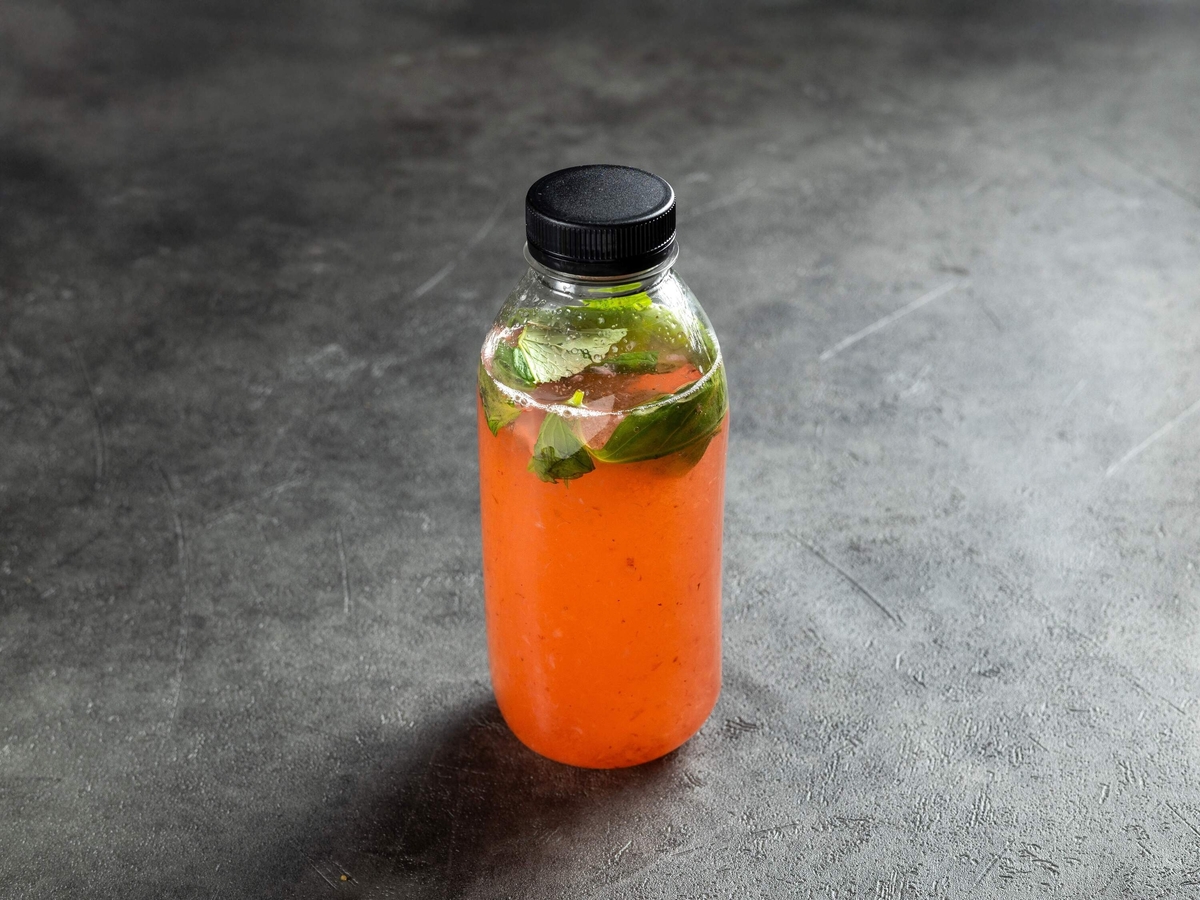 Лимонад клубника-базилик