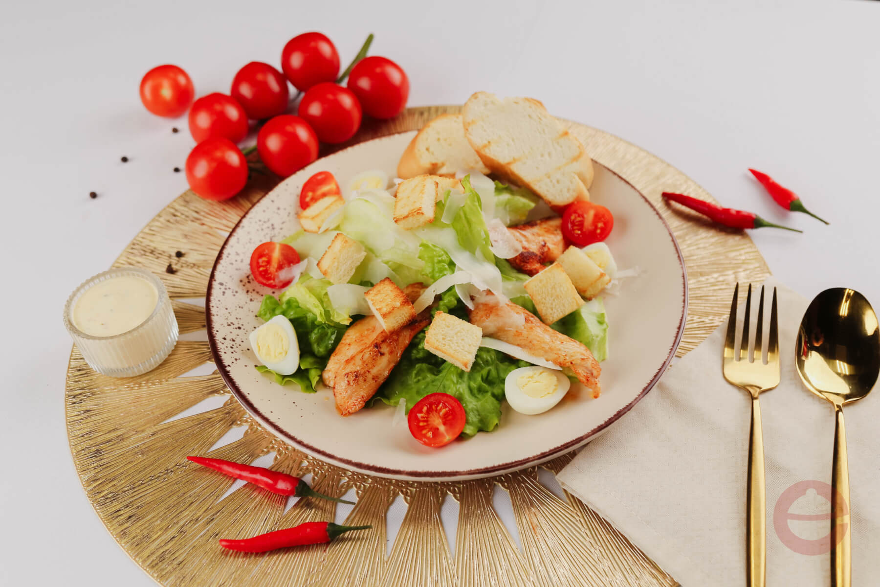 Цезарь с курицей