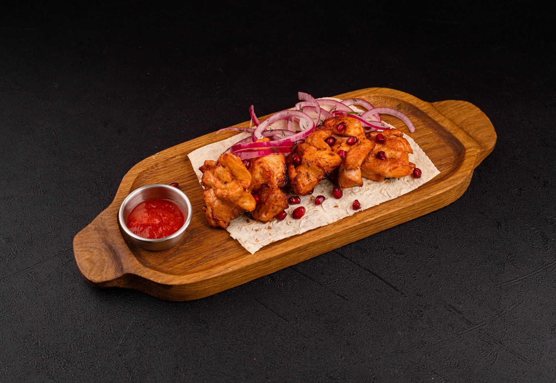 Шашлык из куриного бедра